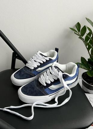 Кеди vans knu-skool 'navy white'