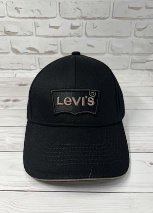 Бейсболка черная в стиле  levi's6 фото