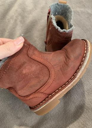 Кожаные сапожки clarks