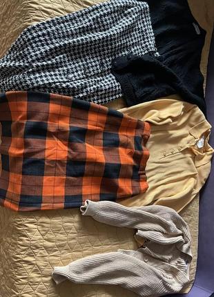 Лот юбка кардиган zara escada