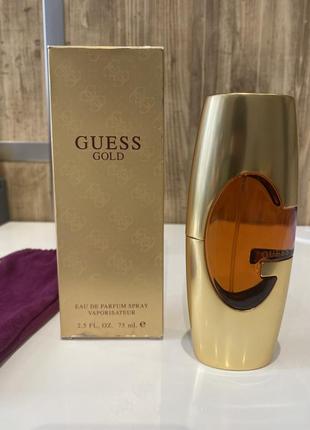 Guess gold парфюмированная вода 75 мл, оригинал