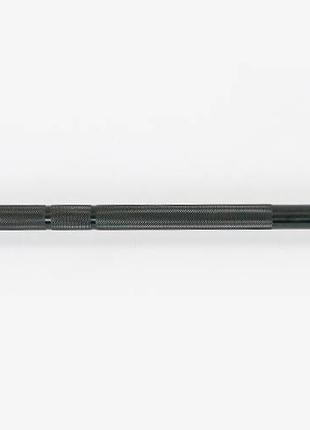 Гриф для штанги олімпійський прямий для кросфіта zelart ta-7242 2,2м 28мм хром-чорний6 фото