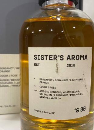 Sister’s aroma s 36 unisex edp 100 ml4 фото