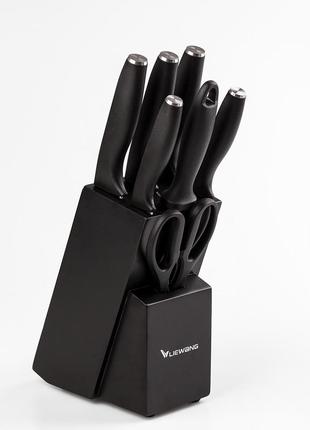 Набор кухонных ножей с керамическим покрытием 7 предметов3 фото