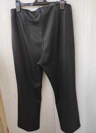 Штани брюки жіночі вільного силуету під шкіру  р.50/l9 фото