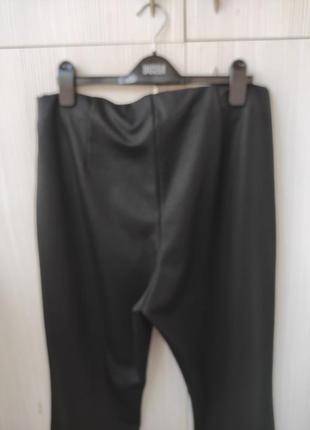 Штани брюки жіночі вільного силуету під шкіру  р.50/l8 фото