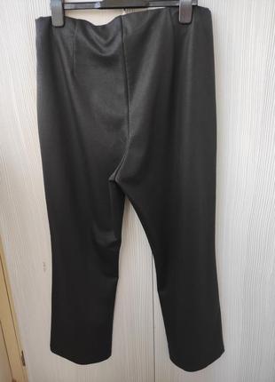 Штани брюки жіночі вільного силуету під шкіру  р.50/l5 фото