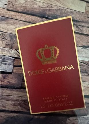 Оригинальный пробник парфюмированная вода dolce &amp; gabbana eau de parfum