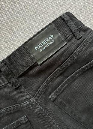 Черные прямые джинсы pull &amp; bear5 фото