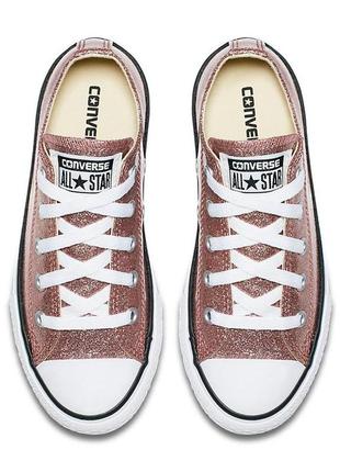 Кеди converse chuck taylor all star glitter low top