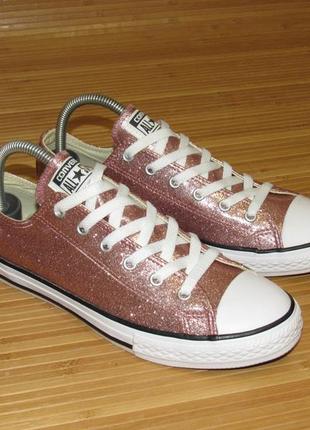 Кеди converse chuck taylor all star glitter low top4 фото