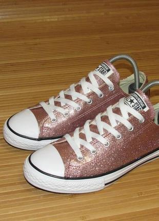 Кеди converse chuck taylor all star glitter low top6 фото