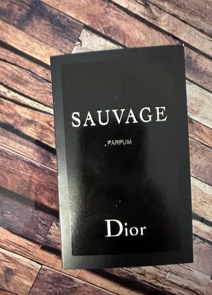 Оригинальный парфюм парфюма пробник dior sauvage parfum1 фото