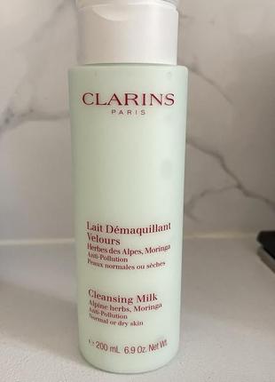 Clarins cleansing milk молочко для удаления макияжа