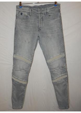 Чоловічі сірі джинси motac 3d slim g star raw5 фото