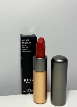 Velvet passion matte lipstick kiko матова помада