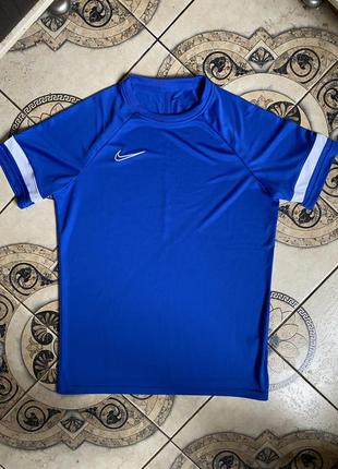 Мужская футболка nike academy 21 dry ss tee blue