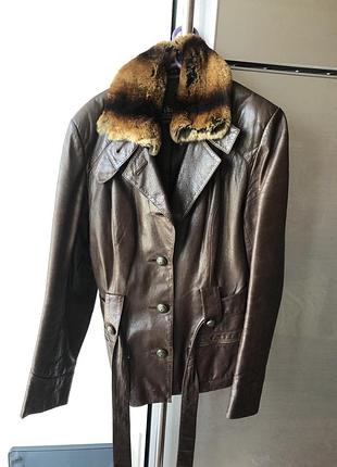 Куртка из натуральной кожи