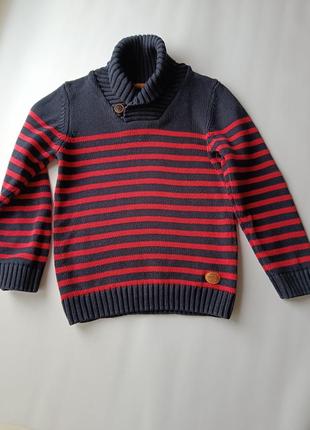 Вязаный свитер джемпер h&m размер 6-82 фото