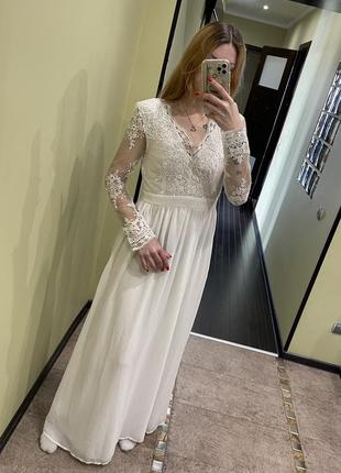 Нова сукня плаття весільне вінчальне4 фото