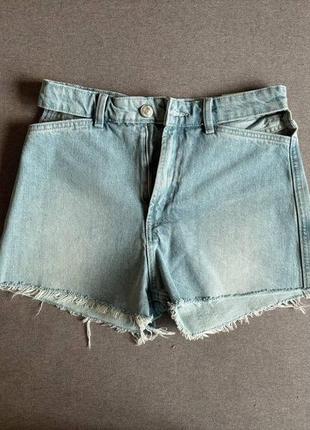 Новые джинсовые шорты zara1 фото