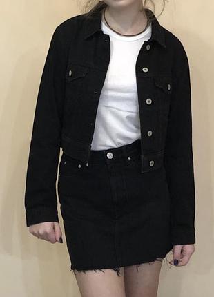 Джинсовая юбка zara