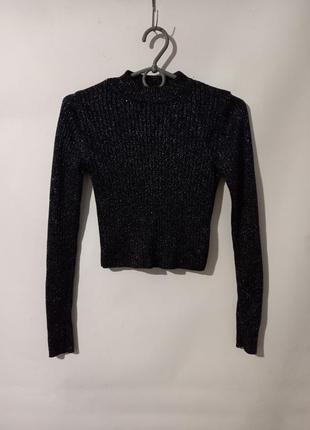 Укороченный гольф водолазка