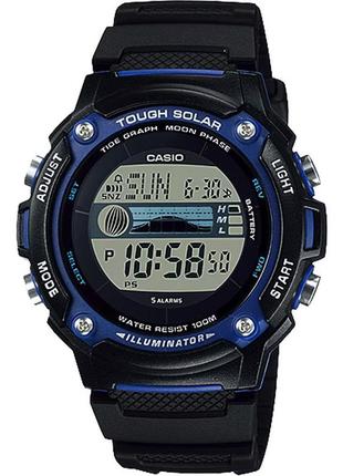 Часы спортивные casio w-s220-1a tough solar