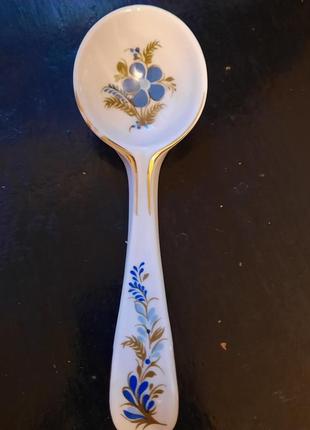 Фарфоровая ложка ссср коростень