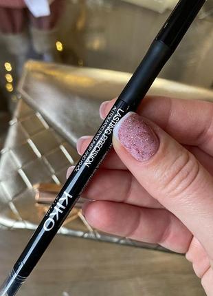 Олівець для очей чорний автоматичний kiko milano