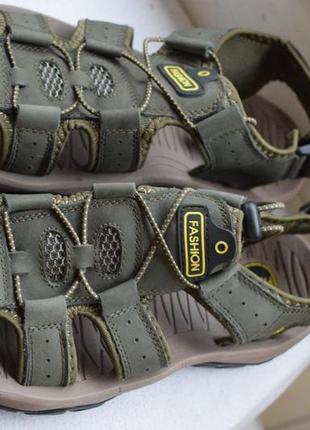 Кожаные треккинговые кроссовки мокасины сандали сандалии р. 44/45 28,8 см9 фото