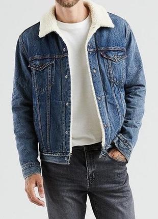 Levi’s levis premium джинсовая куртка шерпа wrangler lee