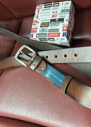 Ремінь натуральна шкіра в стилі tommyhilfiger