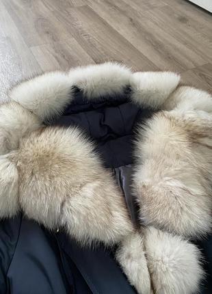 Парка с мехом песец