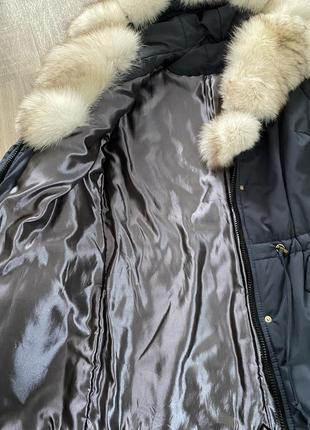 Парка с мехом песец