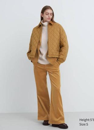Куртка uniqlo:c горчичная warm padded blouson2 фото
