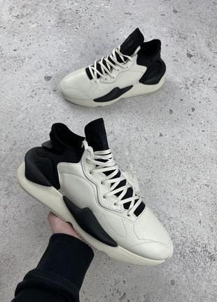 Adidas y-3 yohji yamamoto kaiwa beige/black кросовки оригінал