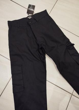 Лодочки хлопковые коттоновые брюки брюки с накладными карманами3 фото