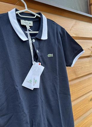 Футболка поло в стилі lacoste2 фото