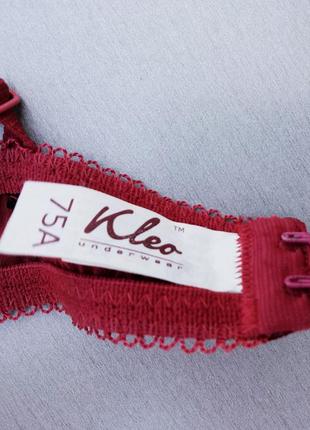Kleo ester комплект женского нижнего белья черный с красным р 75а8 фото