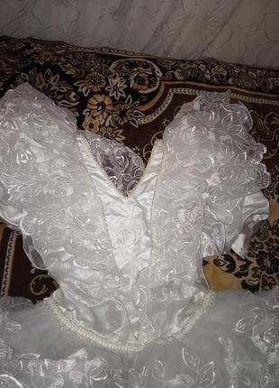 Свадебное винтажное платье4 фото