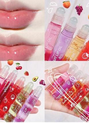 Масло для губ с запахом и вкусом фруктов