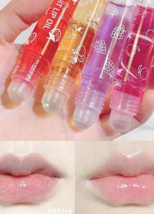 Масло для губ с запахом и вкусом фруктов