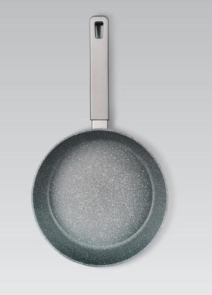 Сковорода висока універсальна з антипригарним покриттям granite maestro mr-1201-20 (ø 20 см)4 фото