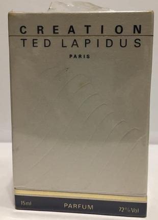 Духи из 80 хх creation ted lapidus оригинал винтаж