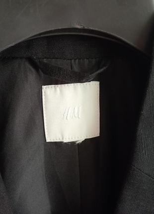 ❤️льон+віскоза блейзер жилетка піджак жакет безрукав h&m2 фото