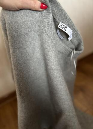 Стильный кашемировый шерстяной свитер джемпер размер м турция6 фото