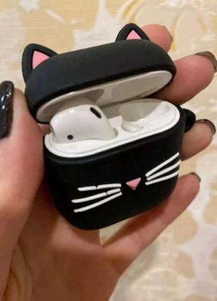 Стильний кейс на airpods 1, 2 із котами!