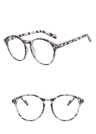 4-114 окуляри для іміджу з прозорою лінзою оправа очки для ими...1 фото