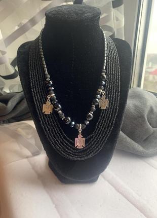 Ожерелье в украинском стиле, ожерелье в этно стиле1 фото